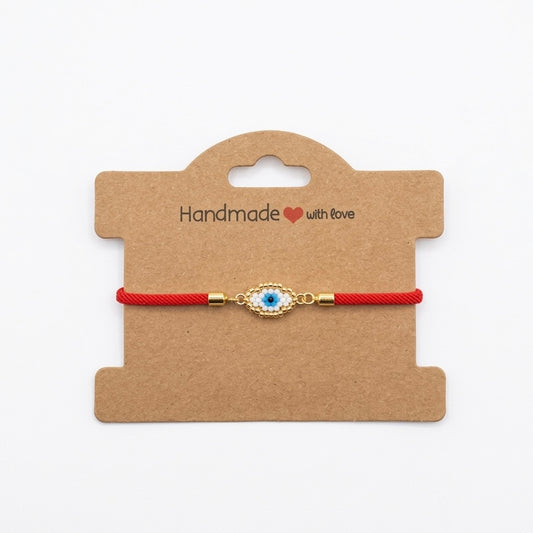Miyuki Red String Evil Eye Bracelet