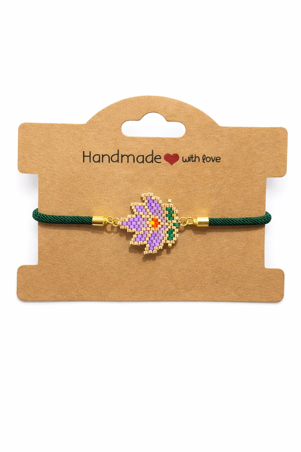 Miyuki Lotus Flower Bracelet – Lilac