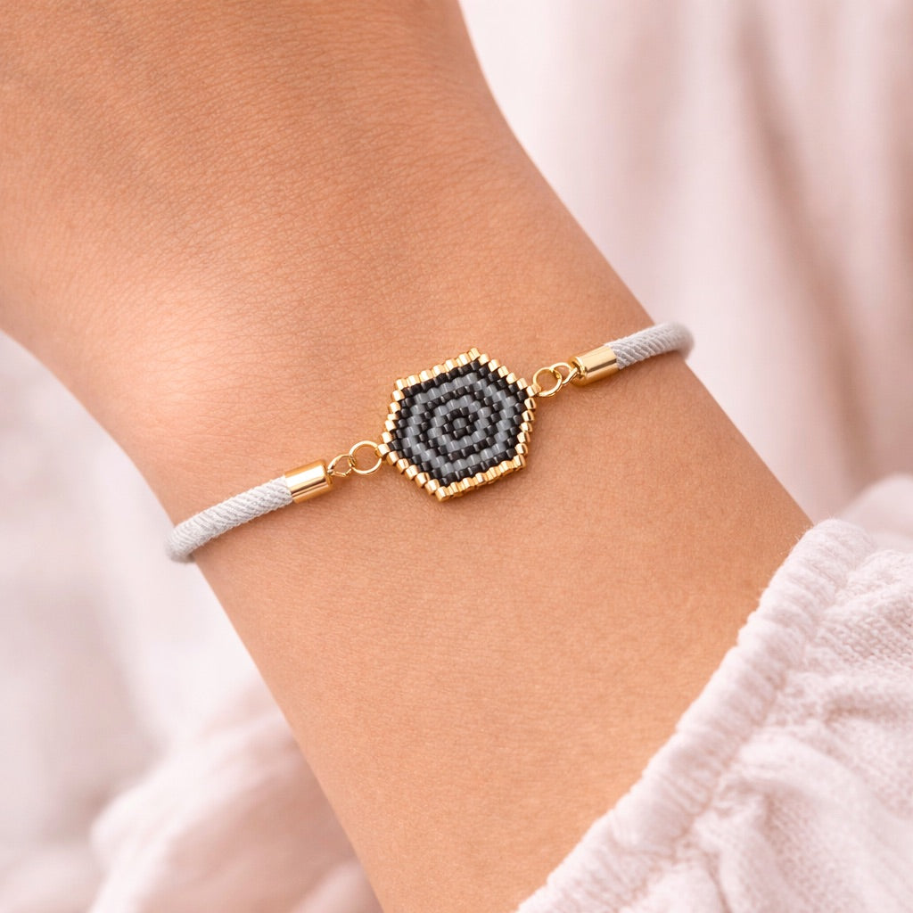 Midnight Hex Miyuki Bracelet