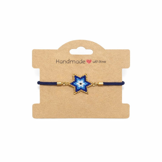 Midnight Blue Miyuki Star Bracelet