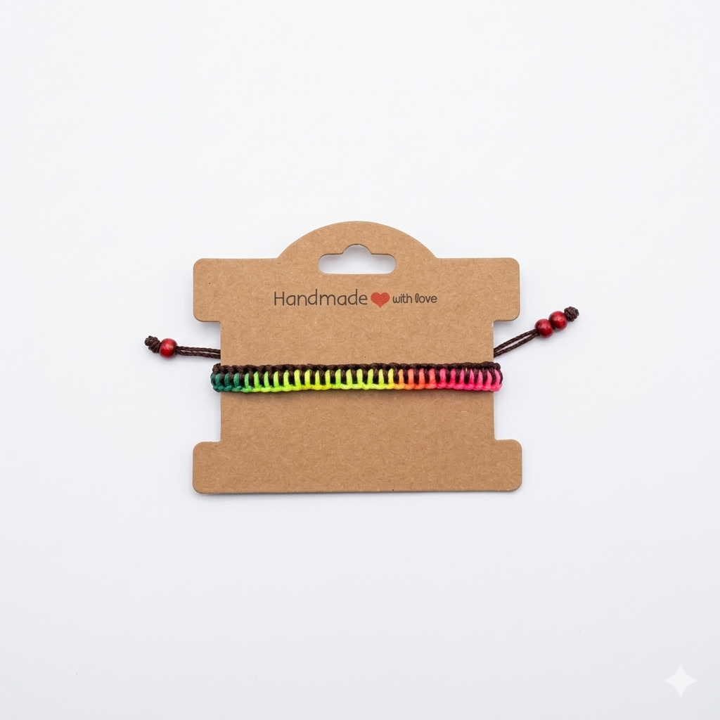 Handmade Multicolor Cord Bracelet