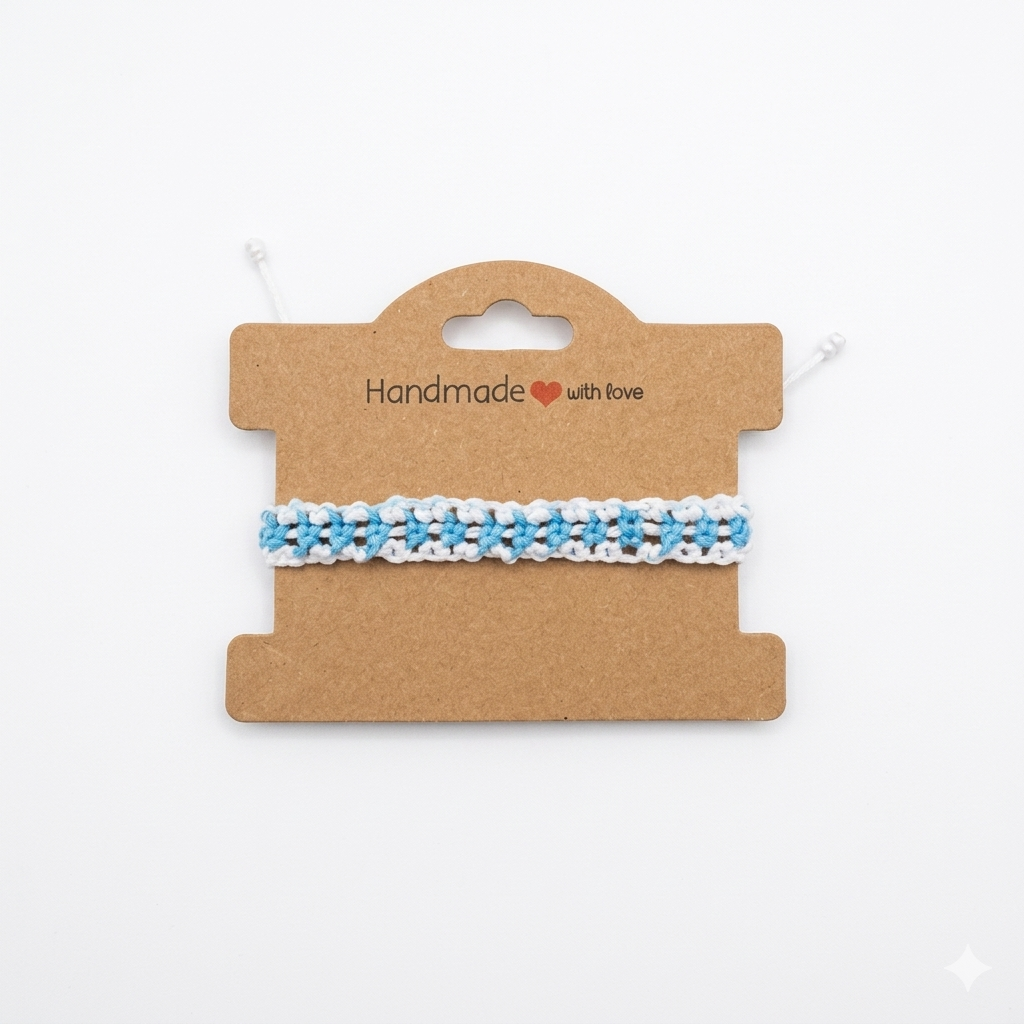 Argentine Soul: Albiceleste Woven Bracelet | Handmade